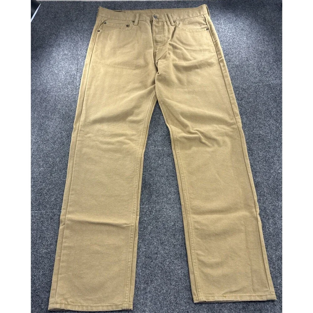 Levis 562 Loose Fit Jeans Mens 34x34 Tan Brown 100% Cotton BNWOT Y2K